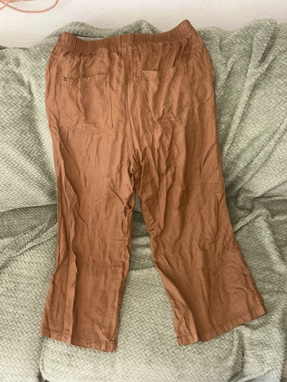 Womens Large Wide Leg Pants Bundle Linen Beach Vacation Boho H&M Forever 21